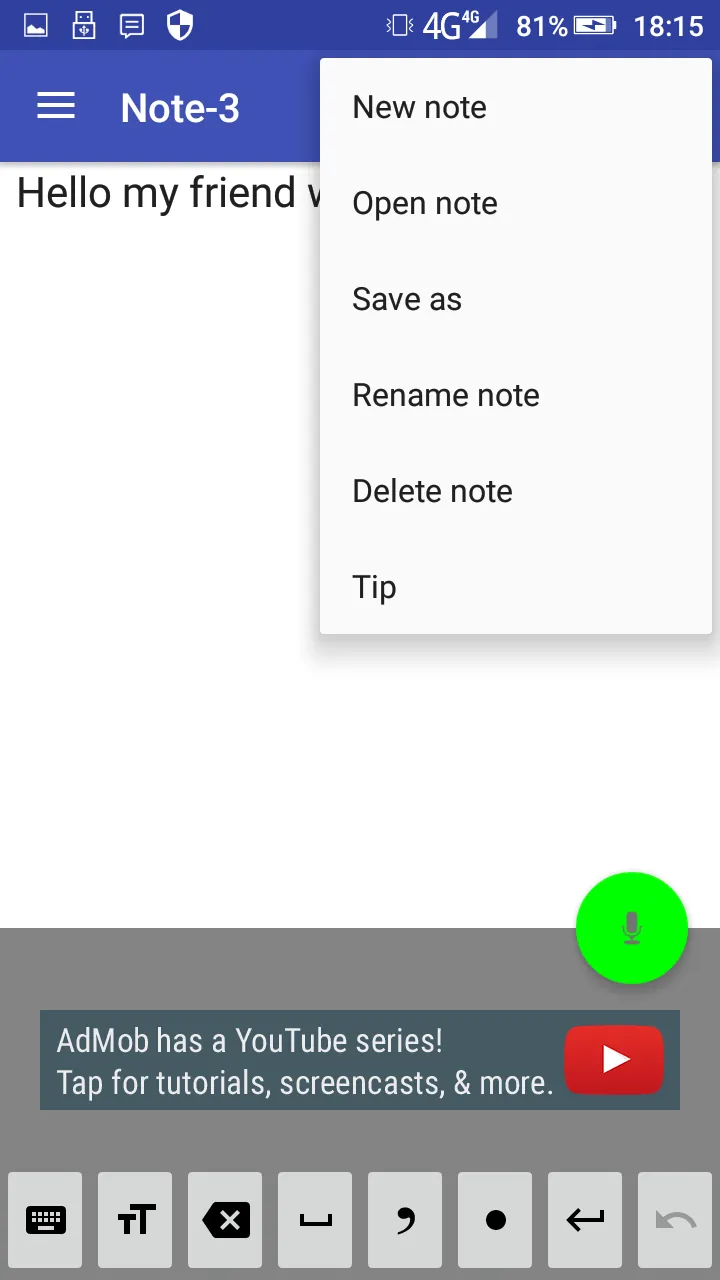 Voice Notebook screenshot 2
