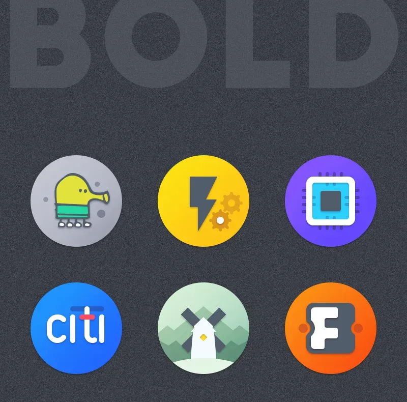 Bold Icon Pack screenshot 3