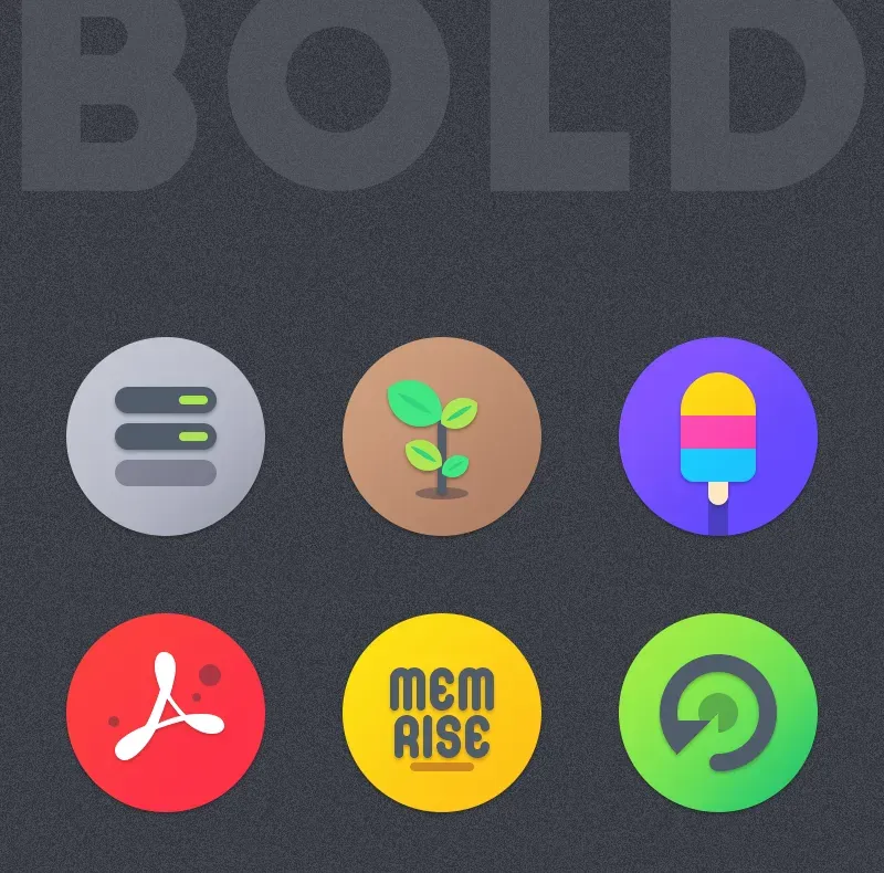 Bold Icon Pack screenshot 4