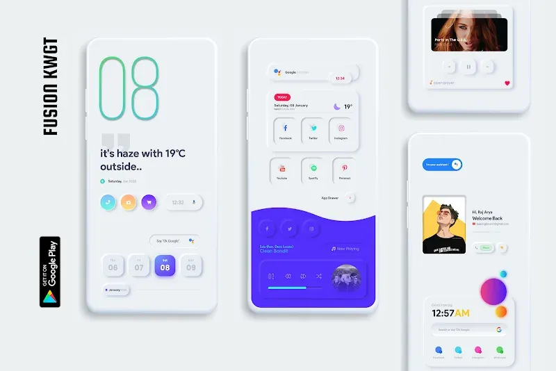 FusiOn for KWGT screenshot 2