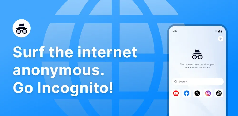 Private browser screenshot 1