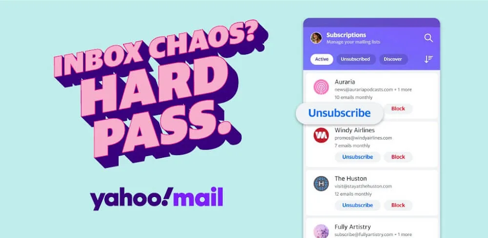 Yahoo Mail screenshot 1