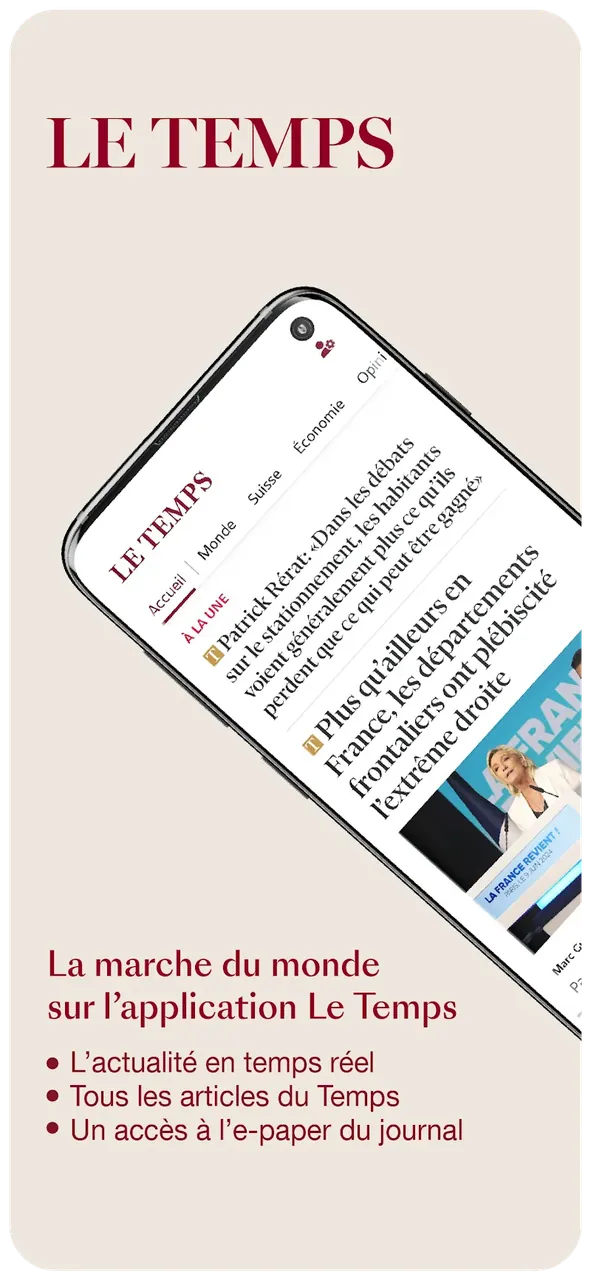 Le Temps screenshot 2