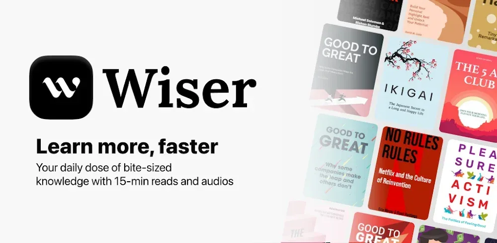 Wiser - 15 minutes Audio Books screenshot 1