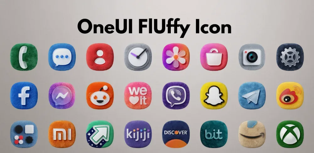 OneUI Fluffy Glass Icons screenshot 1