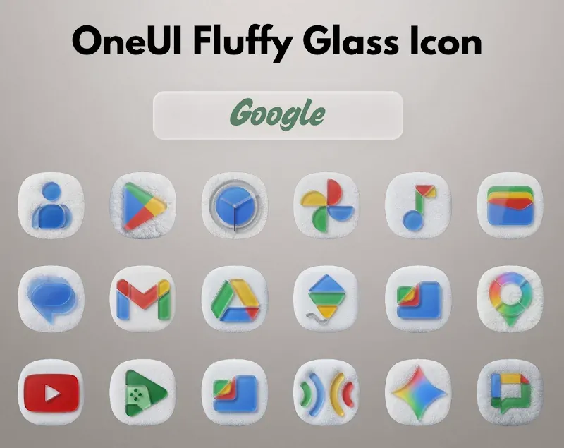 OneUI Fluffy Glass Icons screenshot 3