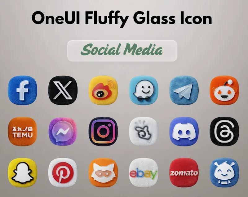 OneUI Fluffy Glass Icons screenshot 4