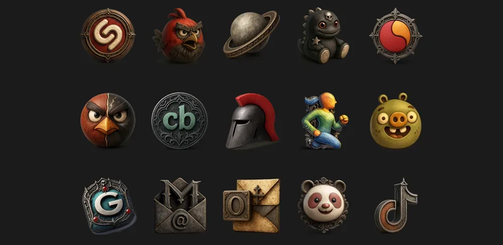 Goth - Icon Pack screenshot 1