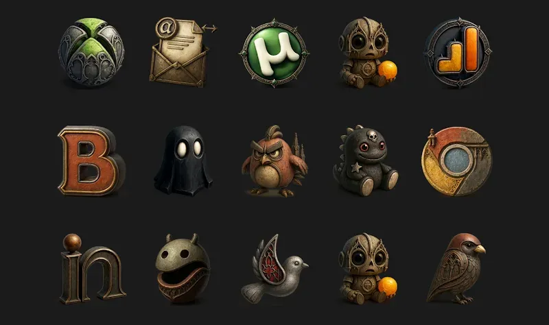 Goth - Icon Pack screenshot 4