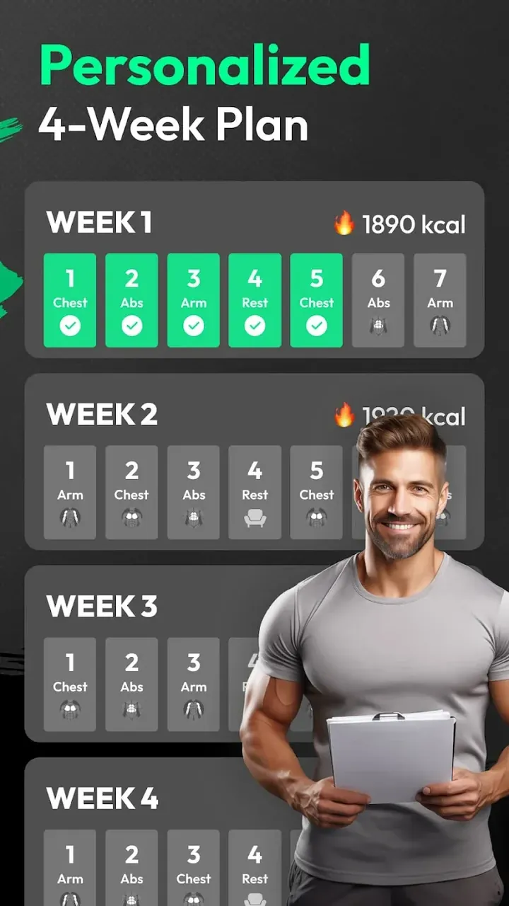 Home Workout App: Fitness screenshot 3