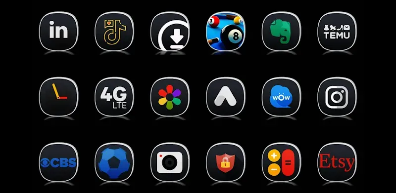 1UI7 DarkR Icon Pack screenshot 4