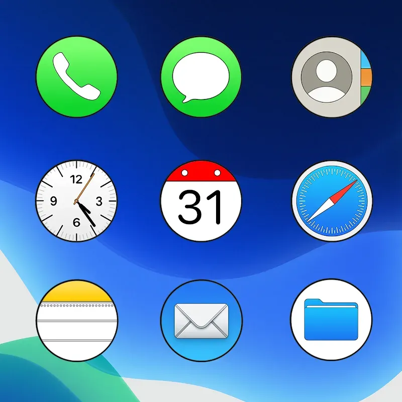 CRiOS Circle - Icon Pack screenshot 2