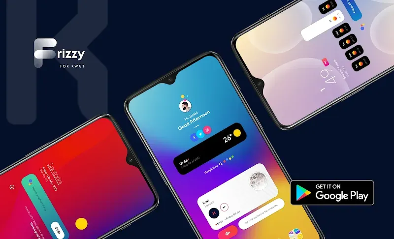 Frizzy KWGT screenshot 5