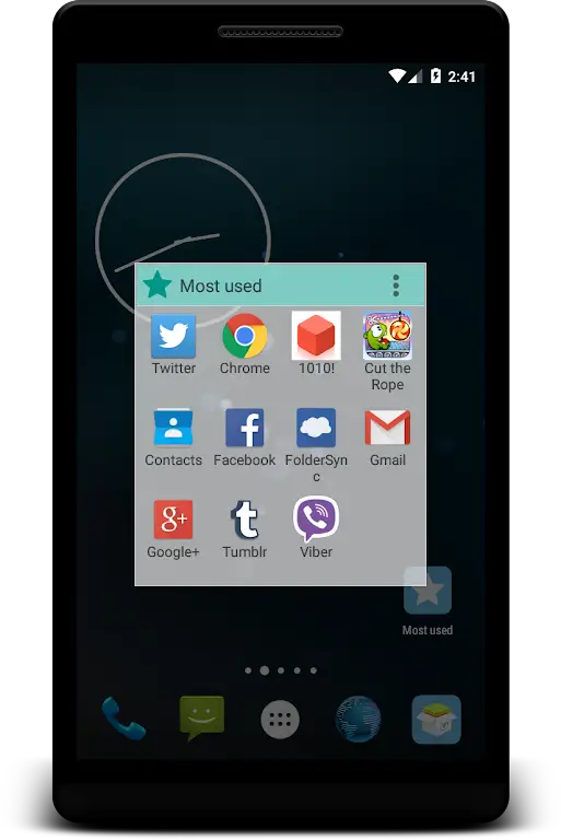 Glextor App Folder Organizer customization menu 3