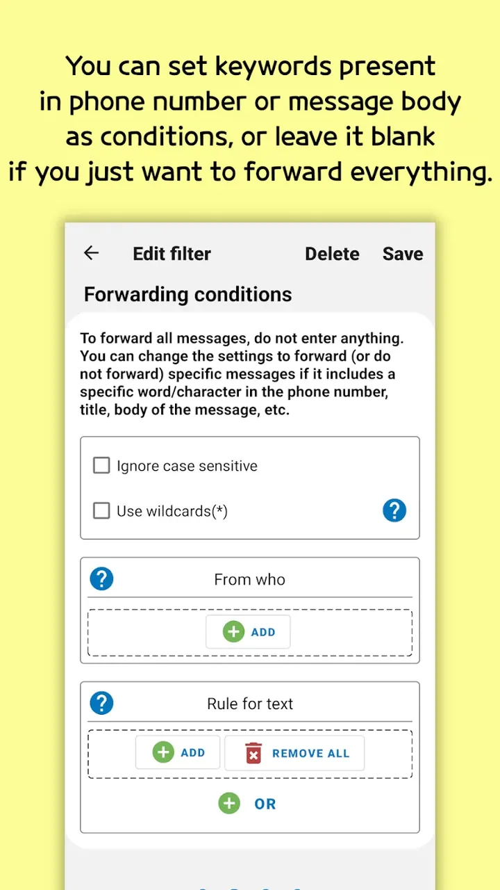 SMS Forwarder screenshot 4