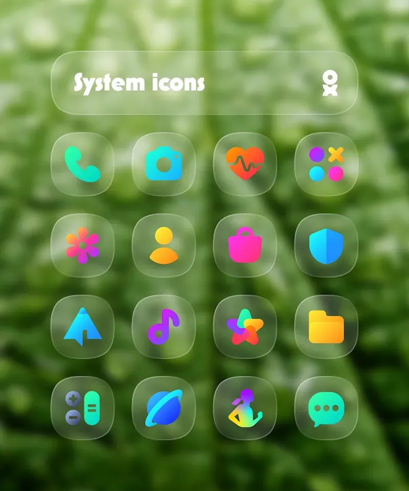 One UI Glass Color Icon Pack screenshot 3