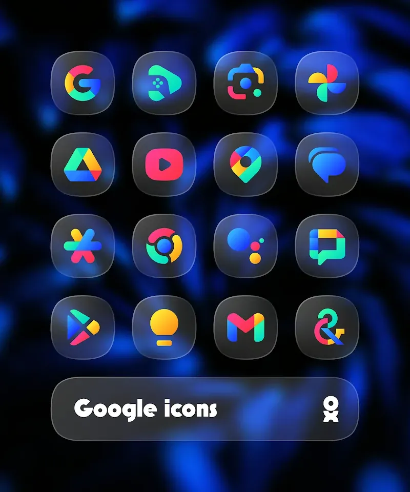 One UI Glass Color Icon Pack screenshot 2