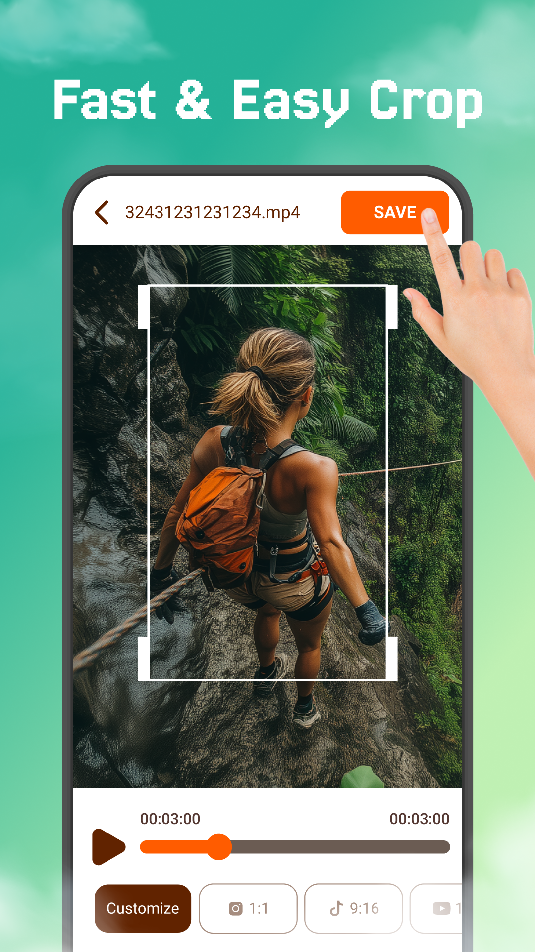 Crop, Trim Video Editor screenshot 1