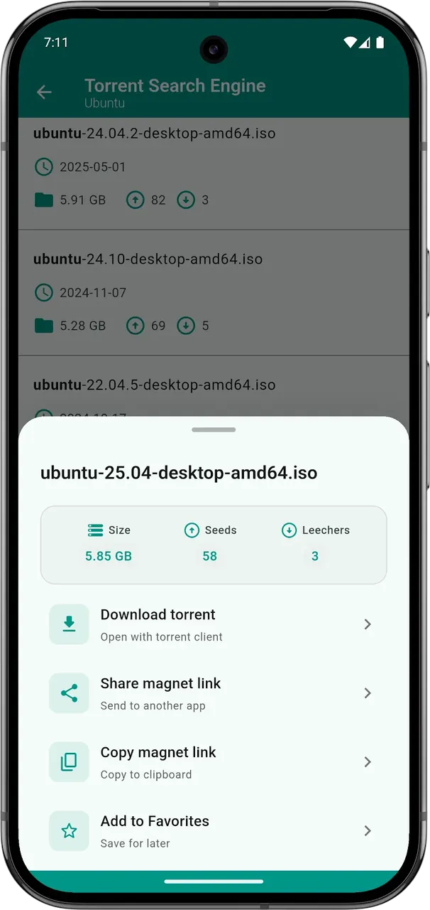Torrent Search Engine screenshot 4