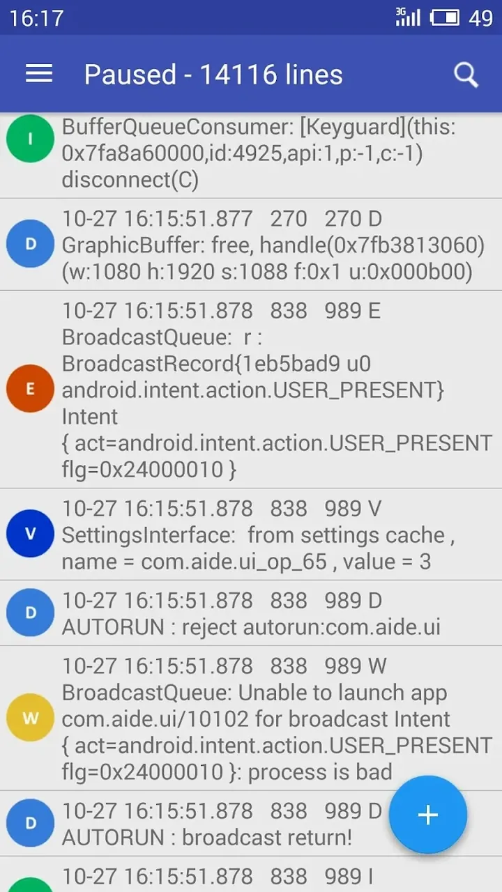 Logcat Extreme Pro screenshot 4