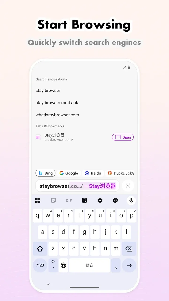 Stay Browser screenshot 4