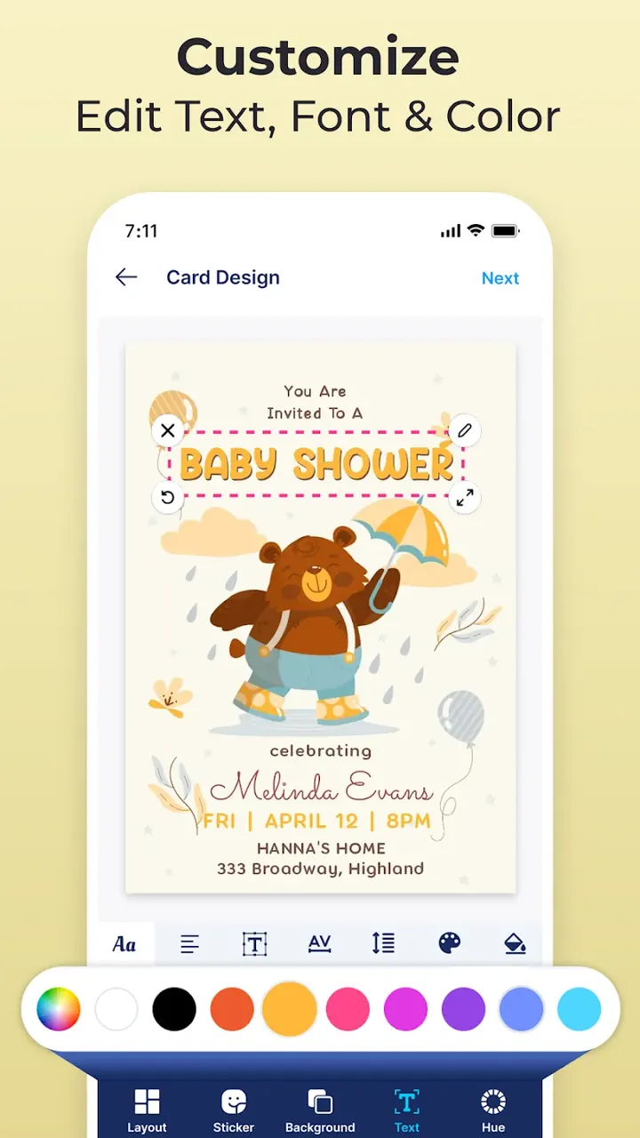 Invitation Maker & Card Design screenshot 4