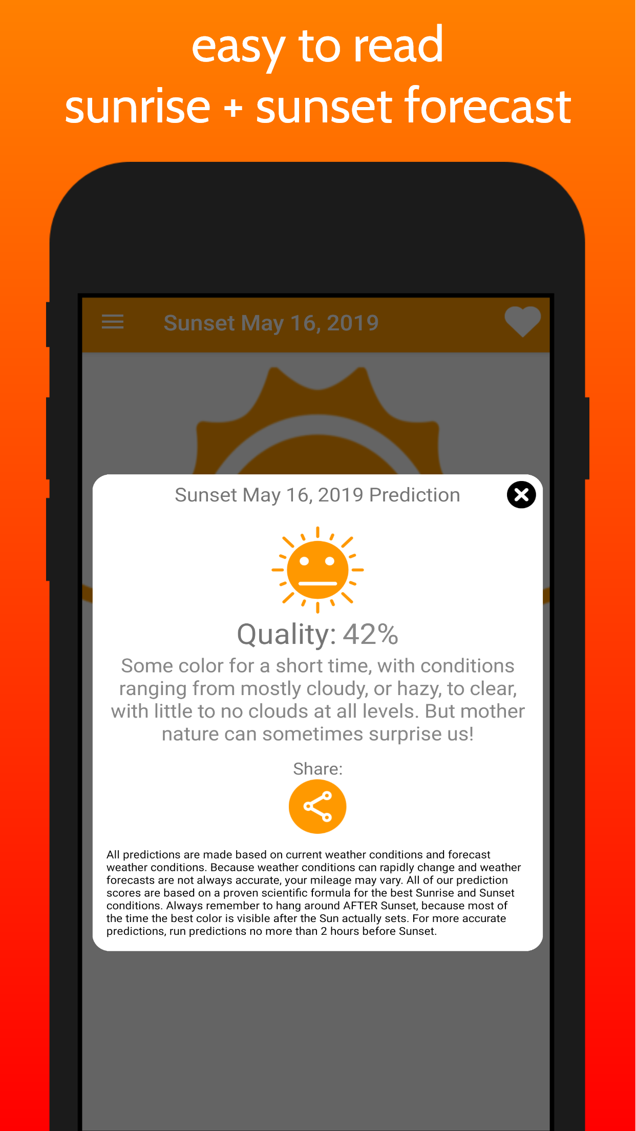 SkyCandy - Sunset Forecast App screenshot 5