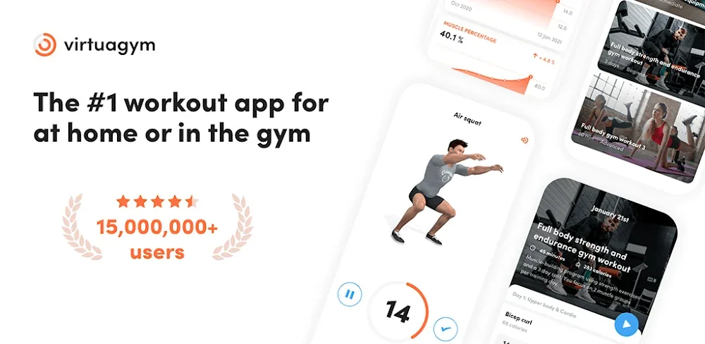 Virtuagym Fitness screenshot 1