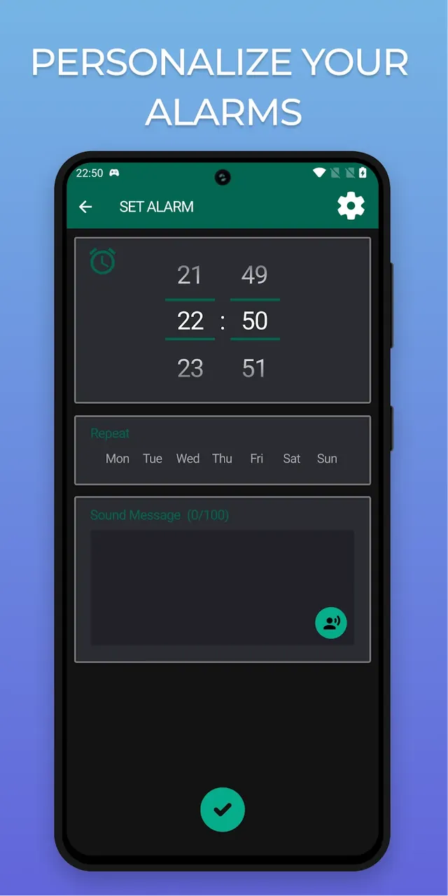 Talking Alarm Clock & Sounds screenshot 5