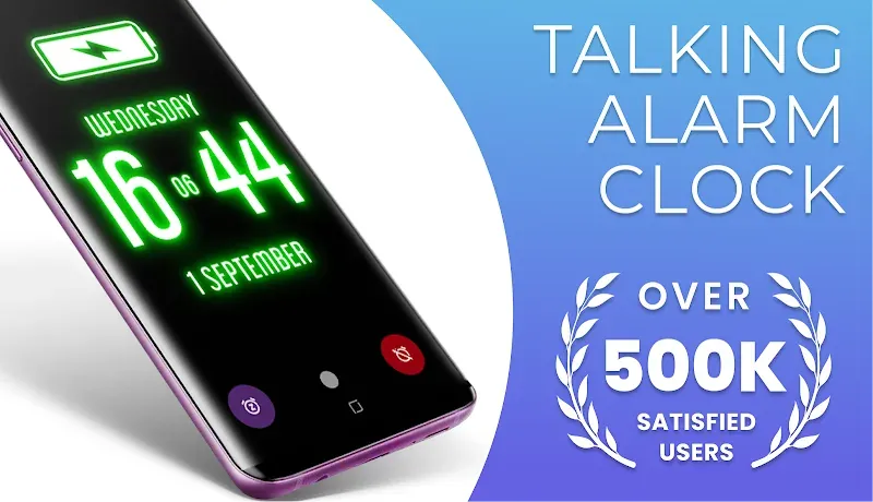 Talking Alarm Clock & Sounds screenshot 2