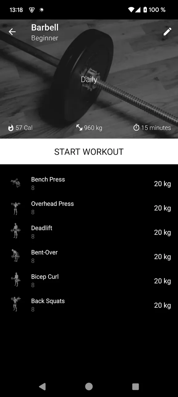 Barbell screenshot 3