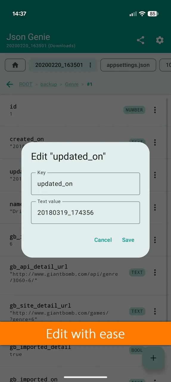 Json Genie screenshot 3