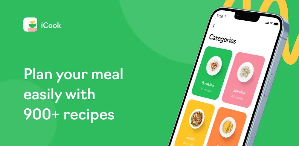 iCook: Meal Planner & Recipes app screenshot 1