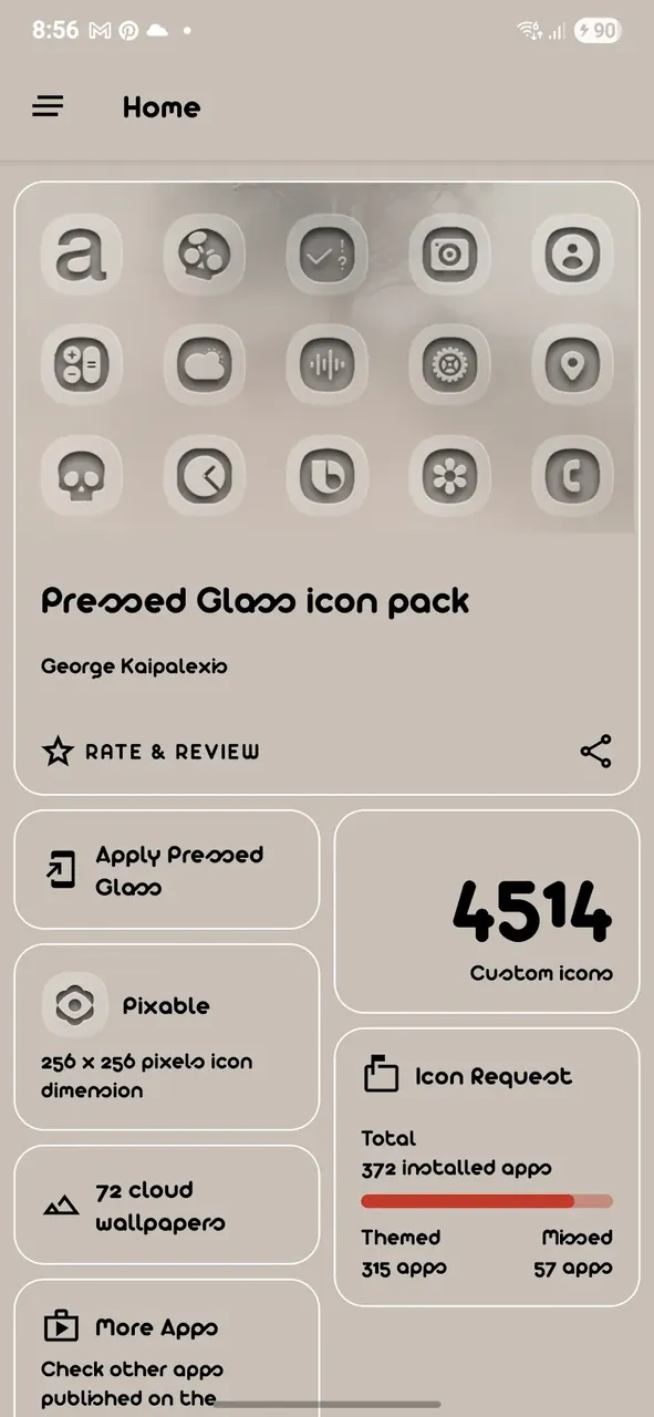 Pressed Glass Icon Pack screenshot 6