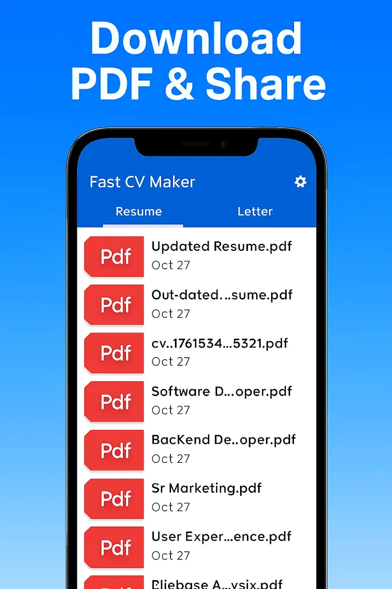 Fast CV Maker app screenshot 5