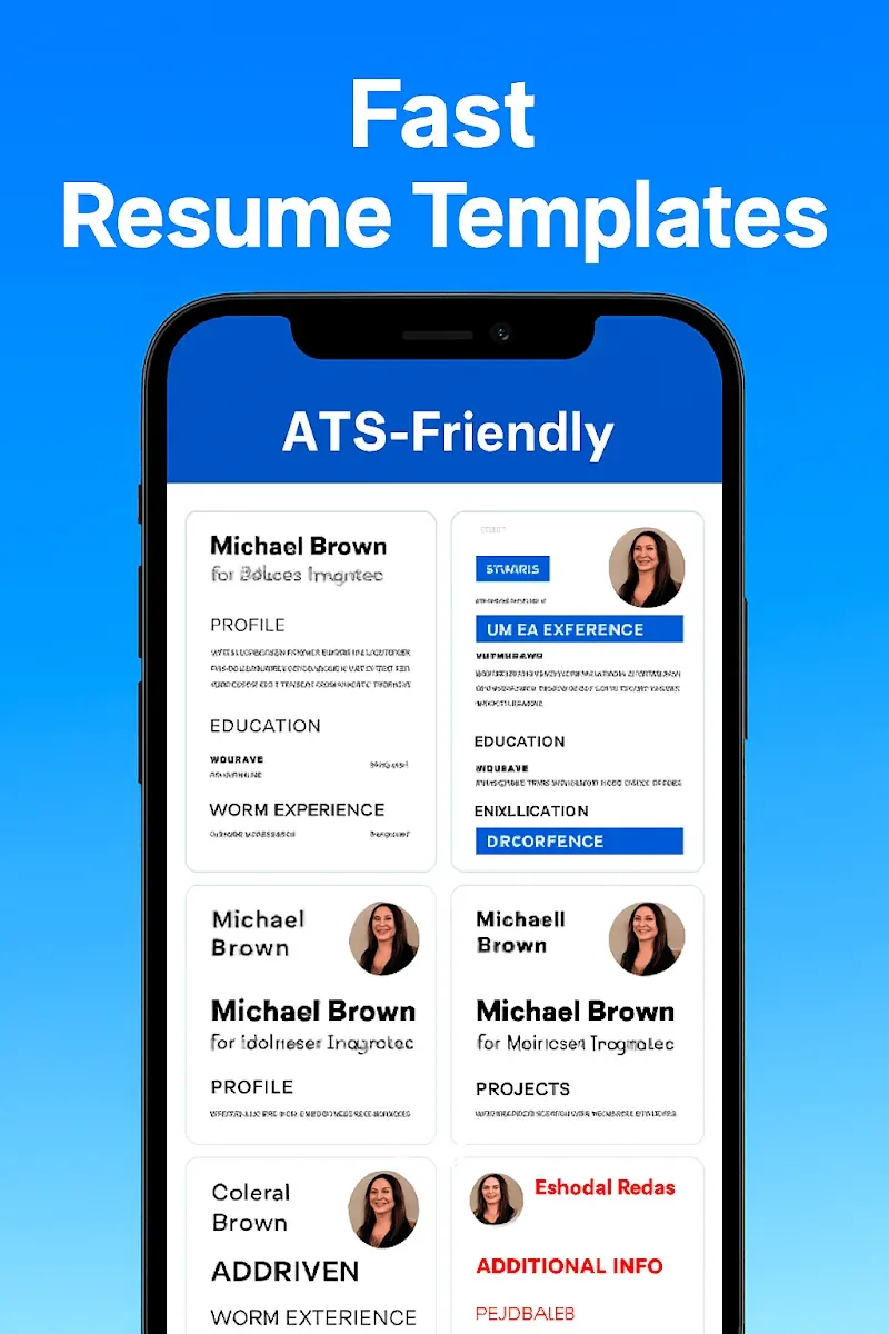 Fast CV Maker app screenshot 2