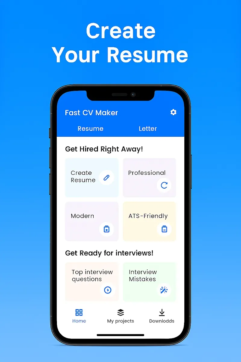 Fast CV Maker app screenshot 3