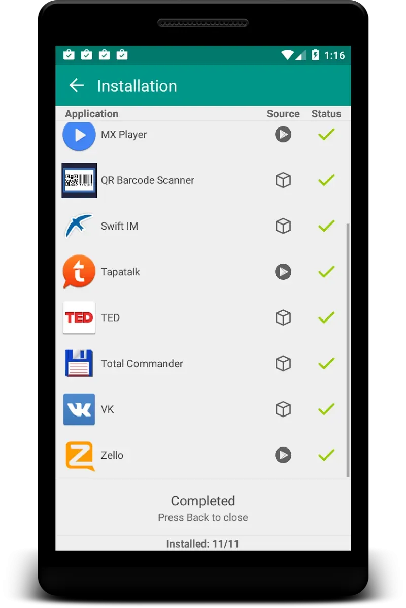 Glextor Folder Organizer Basic (Glextor App Manager) screenshot 6