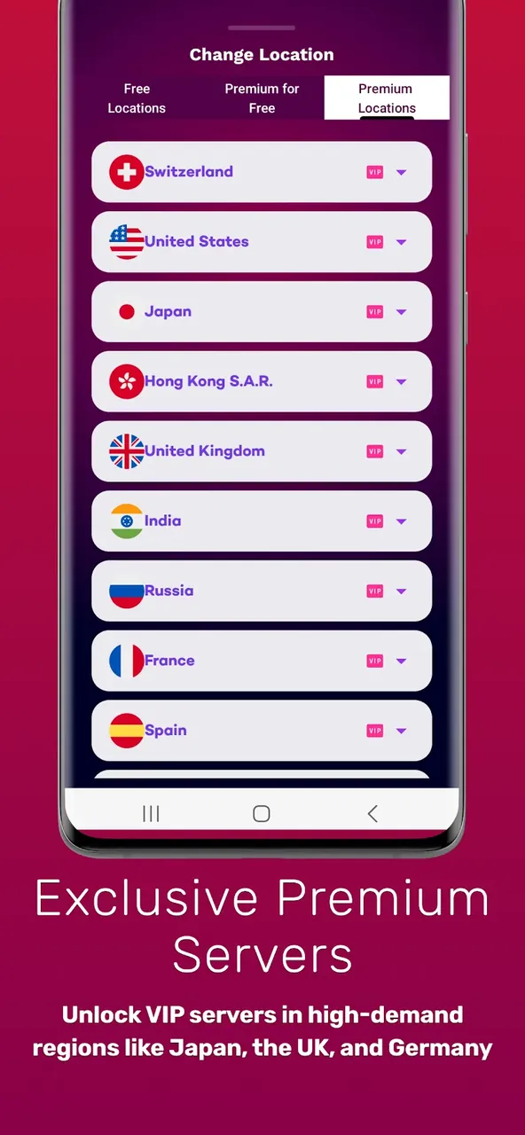VPN Space - Secure VPN Proxy screenshot 5