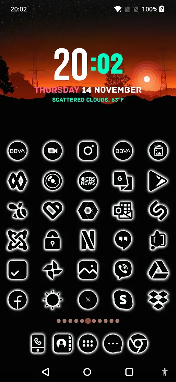 Neon-W Icon Pack screenshot 6