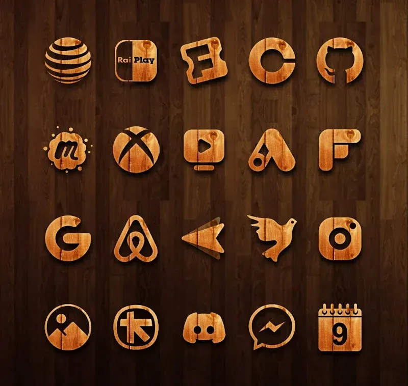 WoodRustic Icon Pack screenshot 4