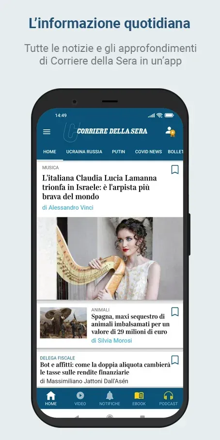 Corriere della Sera screenshot 2
