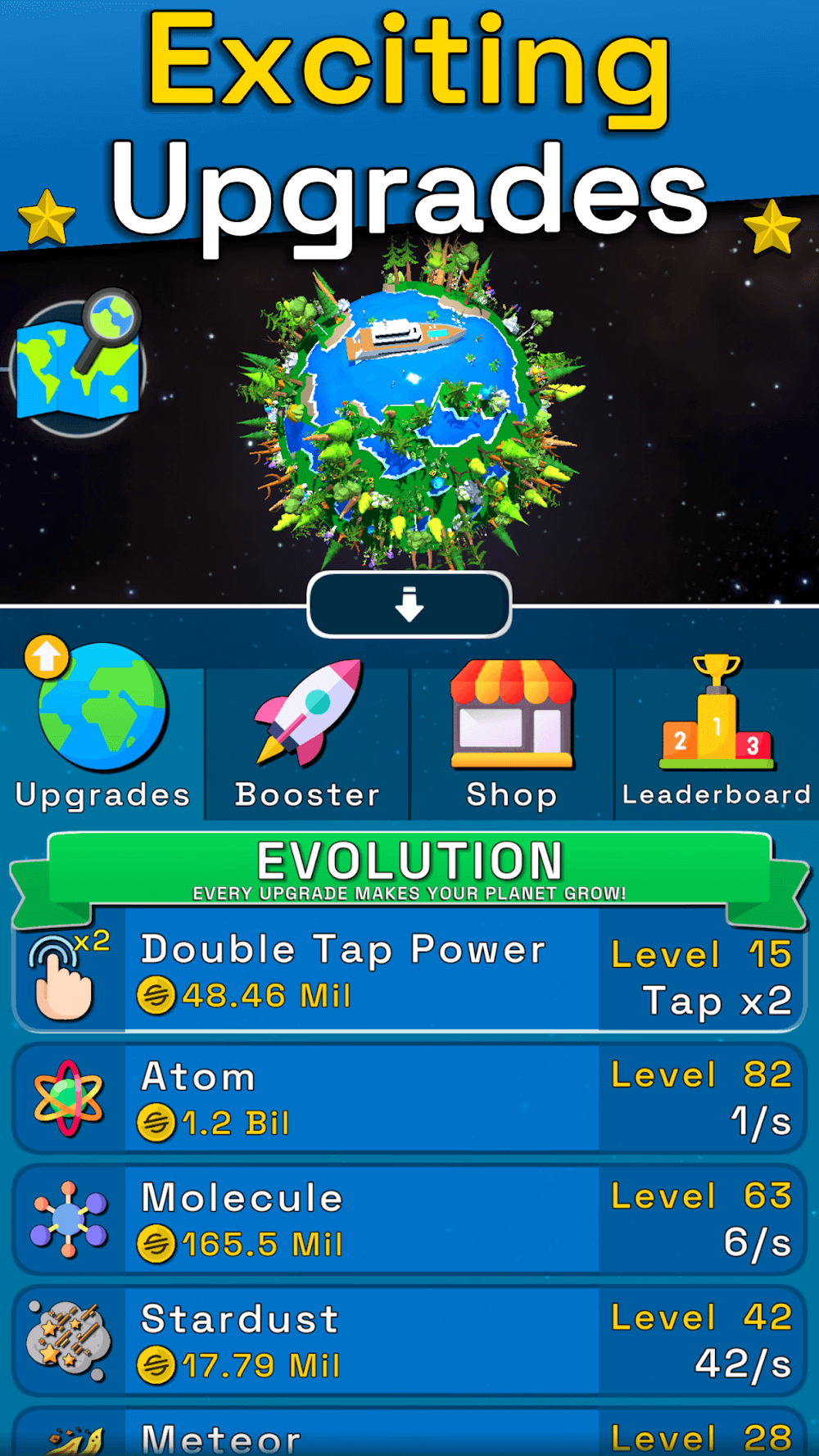 Planet Evolution: Idle Clicker screenshot 4