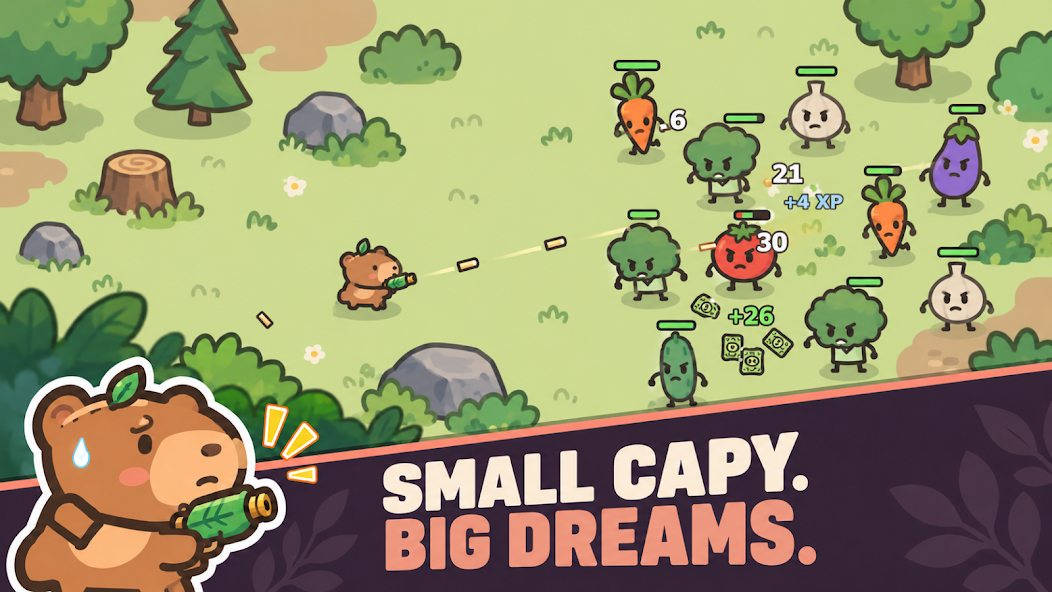 Capybara vs. Plants screenshot 1
