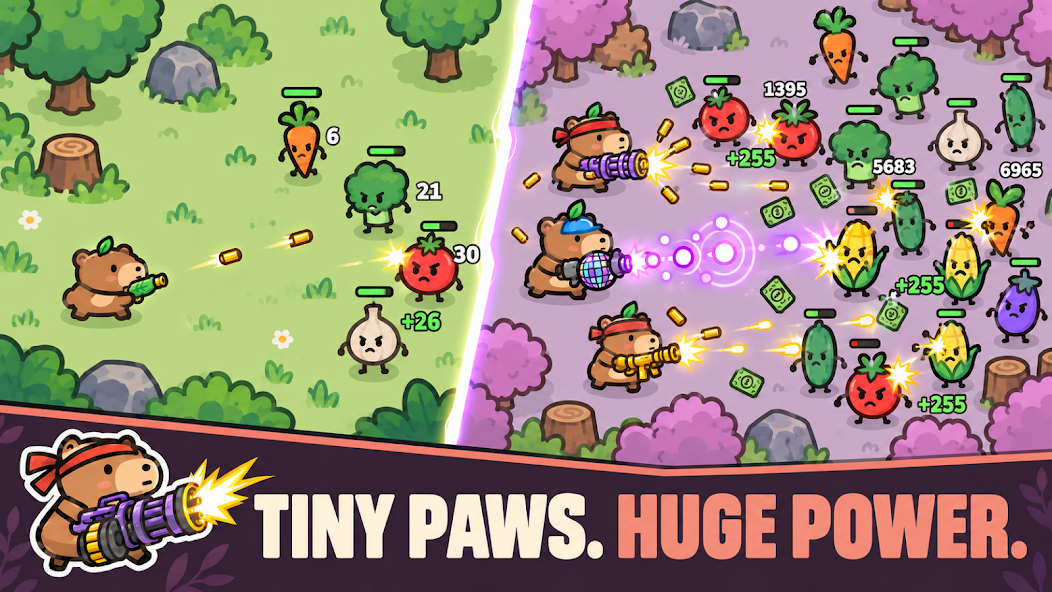 Capybara vs. Plants screenshot 2