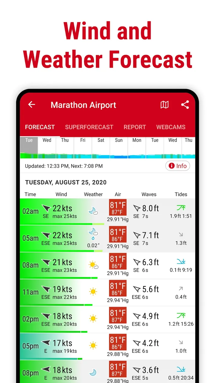 Windfinder screenshot 4