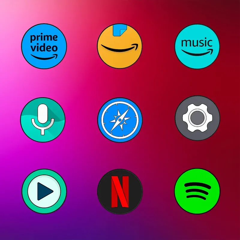 Oxigen Circle - Icon Pack screenshot 5