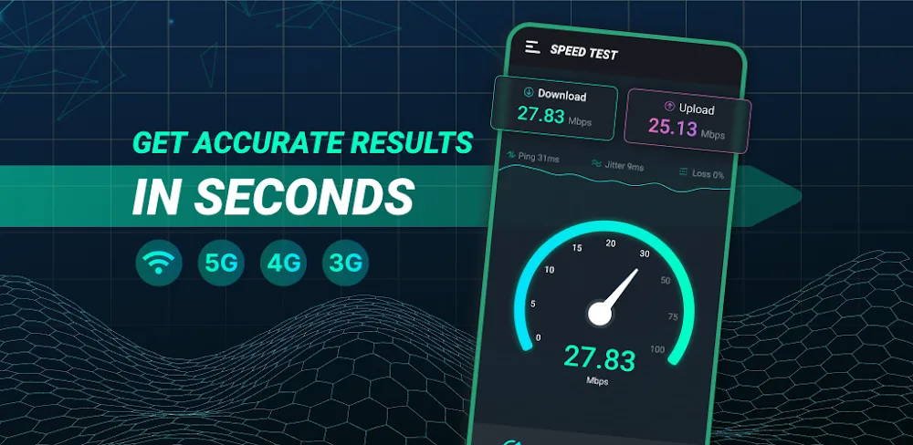 Speed Test 5G, Wifi - SpeedZen screenshot 1