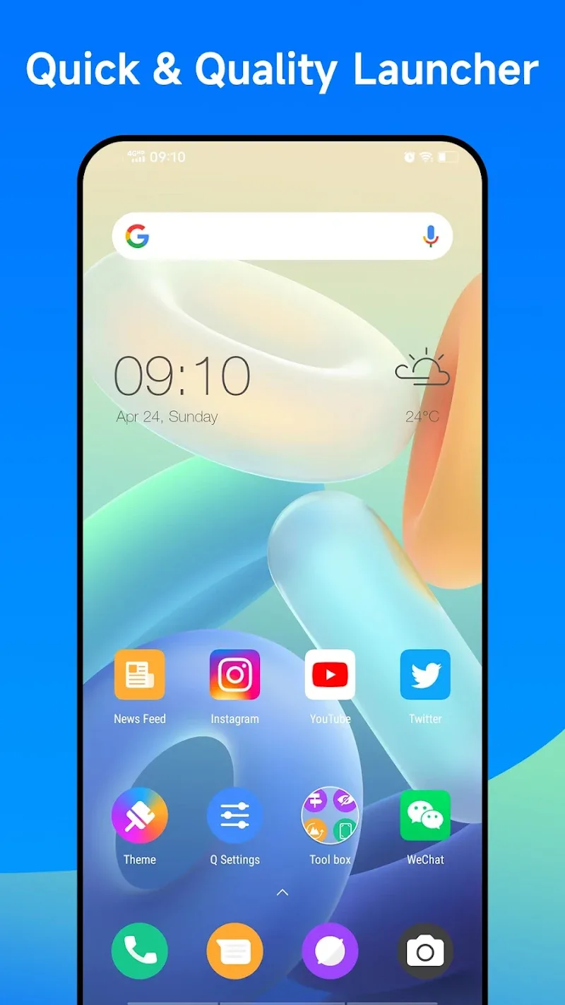 Quick Launcher for Android 15 screenshot 2