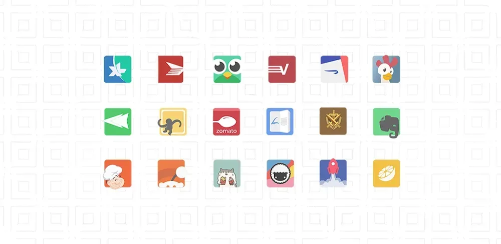 Squared - Square Icon Pack screenshot 1